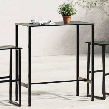 Stylish Black Bar Table - 100x50x110 cm Powder-coated Steel