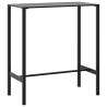 Stylish Black Bar Table - 100x50x110 cm Powder-coated Steel