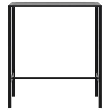 Stylish Black Bar Table - 100x50x110 cm Powder-coated Steel