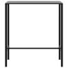 Stylish Black Bar Table - 100x50x110 cm Powder-coated Steel