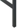 Stylish Black Bar Table - 100x50x110 cm Powder-coated Steel