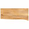 Table Top Live Edge 70x40x2.5 cm Solid Wood Mango Colour natural Size 70 x 40 x 2.5 cm Quantity in Package 1 Material solid mango wood 