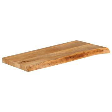 Table Top Live Edge 70x40 cm - Solid Mango Wood | HipoMarket