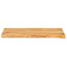 Table Top Live Edge 70x40 cm - Solid Mango Wood | HipoMarket