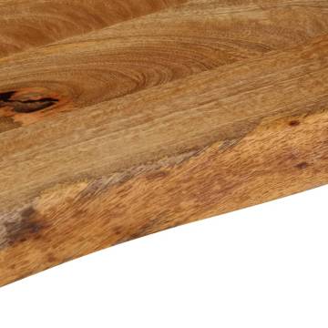 Table Top Live Edge 70x40 cm - Solid Mango Wood | HipoMarket