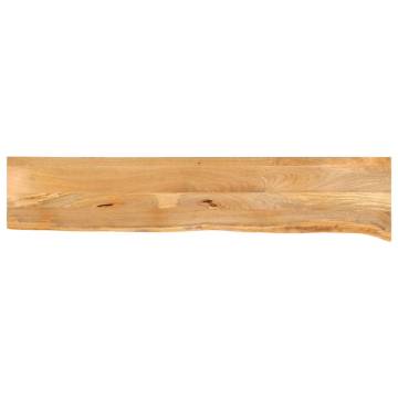 Table Top Live Edge 160x40cm Solid Wood Mango | Hipo Market