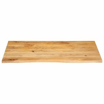 Live Edge Table Top - 110x60 cm Solid Mango Wood