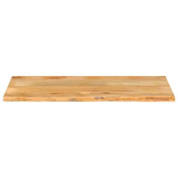 Table Top Live Edge 140x60 cm Solid Mango Wood - Hipomarket