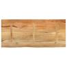 Table Top Live Edge 140x60 cm Solid Mango Wood - Hipomarket