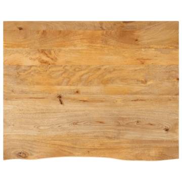 Live Edge Mango Wood Table Top 100x80 cm | Hipomarket