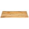 Live Edge Mango Wood Table Top 100x80 cm | Hipomarket