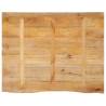 Live Edge Mango Wood Table Top 100x80 cm | Hipomarket