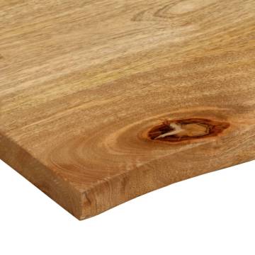 Live Edge Mango Wood Table Top 100x80 cm | Hipomarket