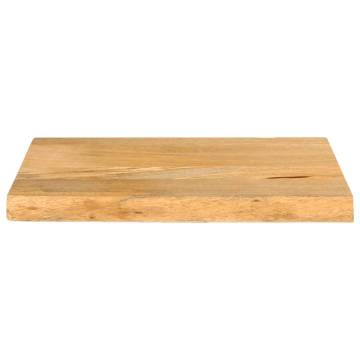 Table Top Live Edge Solid Wood Mango – Unique & Sturdy