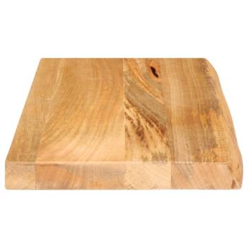 Table Top Live Edge Solid Wood Mango – Unique & Sturdy