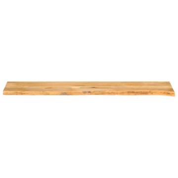 Live Edge Solid Wood Mango Table Top - 140x30 cm