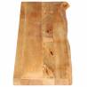 Solid Wood Mango Table Top Live Edge - 140x40 cm | HipoMarket