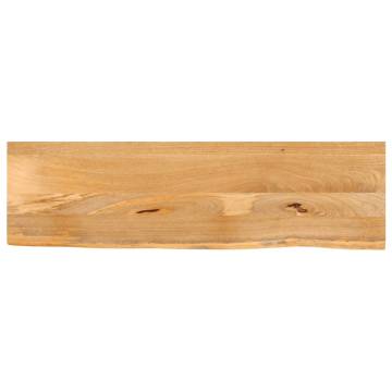 Live Edge Solid Wood Table Top - 110x30 cm | HipoMarket