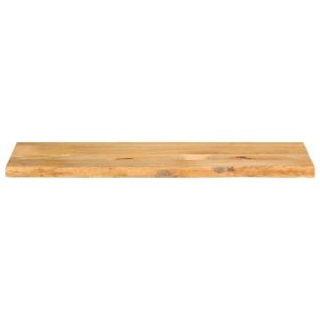 Live Edge Solid Wood Table Top - 110x30 cm | HipoMarket