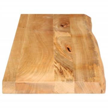 Live Edge Solid Wood Table Top - 110x30 cm | HipoMarket