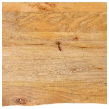 Table Top Live Edge 80x80 cm Solid Mango Wood | HipoMarket