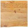 Table Top Live Edge 80x80x3.8 cm Solid Wood Mango Colour natural Size 80 x 80 x 3.8 cm Quantity in Package 1 Material solid mango wood 