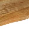 Table Top Live Edge 80x80 cm Solid Mango Wood | HipoMarket