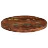 Round Solid Wood Reclaimed Table Top Ø 50x1.5 cm