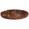 Reclaimed Wood Round Table Top Ø 80 cm - Rustic Charm