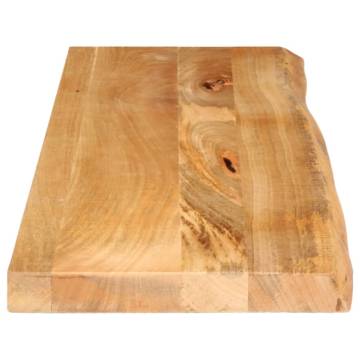 Table Top Live Edge 120x30 Solid Wood Mango | Hipo Market