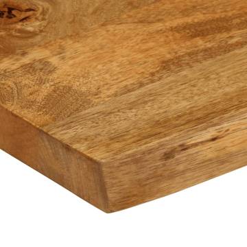 Live Edge Solid Wood Mango Table Top | 50x40x2.5 cm