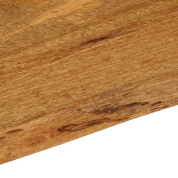 Live Edge Solid Wood Mango Table Top | 50x40x2.5 cm