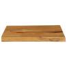 Live Edge Solid Mango Wood Table Top 70x40cm - HipoMarket