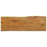 Table Top 120x40x2.5 cm Live Edge Solid Wood Mango Colour mango wood(oak finish) Size 120 x 40 cm Quantity in Package 1 Thickness 25 mm 