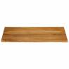 Table Top 100x80x2.5 cm Live Edge Solid Wood Mango | HipoMarket