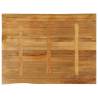 Table Top 100x80x2.5 cm Live Edge Solid Wood Mango | HipoMarket