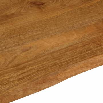 Table Top 100x80x2.5 cm Live Edge Solid Wood Mango | HipoMarket