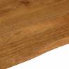 Table Top 100x80x2.5 cm Live Edge Solid Wood Mango | HipoMarket