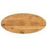 Table Top 90x40x3.8 cm Oval Solid Wood Mango Colour mango wood(oak finish) Size 90 x 40 cm Quantity in Package 1 Thickness 38 mm 