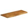 Live Edge Solid Wood Mango Table Top 90x40 cm | HipoMarket