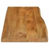 Live Edge Solid Wood Mango Table Top 90x40 cm | HipoMarket