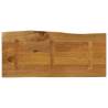 Live Edge Solid Wood Mango Table Top 90x40 cm | HipoMarket