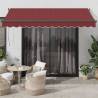 Manual Retractable Awning Burgundy 350x250 cm Colour burgundy Size 350 x 250 cm Quantity in Package 1 