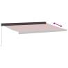 Manual Retractable Awning Burgundy 400x300 cm - Hipomarket