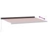 Manual Retractable Awning Burgundy 500x300 cm | HipoMarket