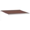 Manual Retractable Awning Brown 400x300 cm - Hipomarket UK