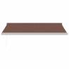 Manual Retractable Awning Brown 400x300 cm - Hipomarket UK