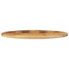 Table Top 120x50x3.8 cm Oval Solid Mango Wood - Hipomarket