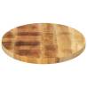 Table Top 120x50x3.8 cm Oval Solid Mango Wood - Hipomarket