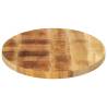 Oval Solid Wood Mango Table Top - 120x60 cm | HipoMarket